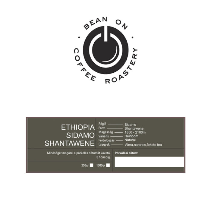 Bean On Ethiopia Shantawene Szemes Kávé