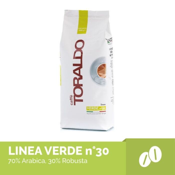 Caffé Toraldo Miscela Bar Verde n°30 1Kg szemes kávé